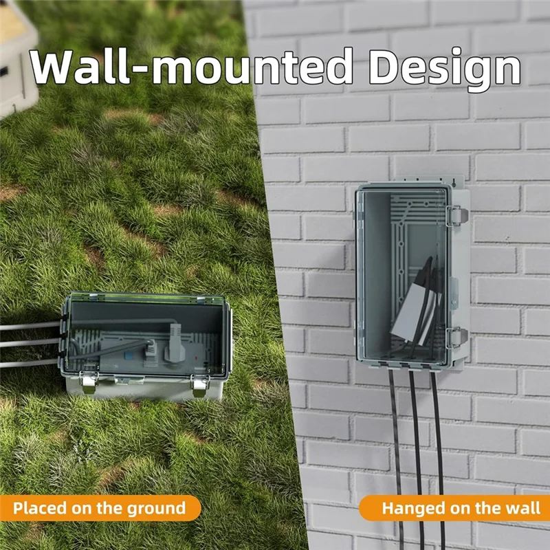 N11R 9X5x4.3Inch Outdoor Extension Cord Cover For Outside Waterproof Outdoor Electrical Box Outlet Plug Cover Cord Protector