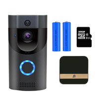 Video Doorbell Camera 720P HD WiFi Door bell Wireless Operated Motion Detector Audio & Speaker Night Vision for iOS&Android