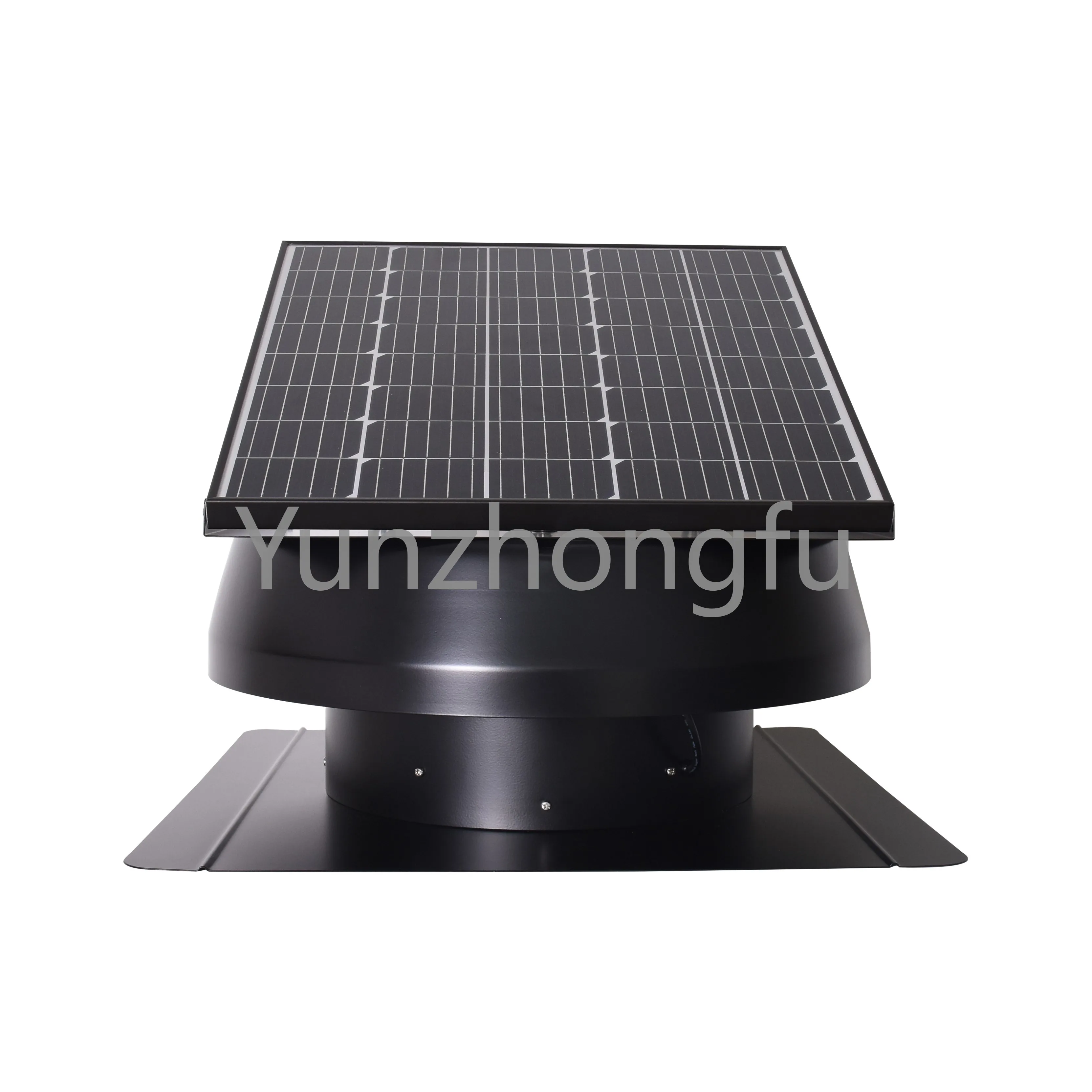 Reliable Factory Roof Mount Air Extractor Solar Panel Power Attic Ventilation DC Fan Poultry Farm Warehouse Factory