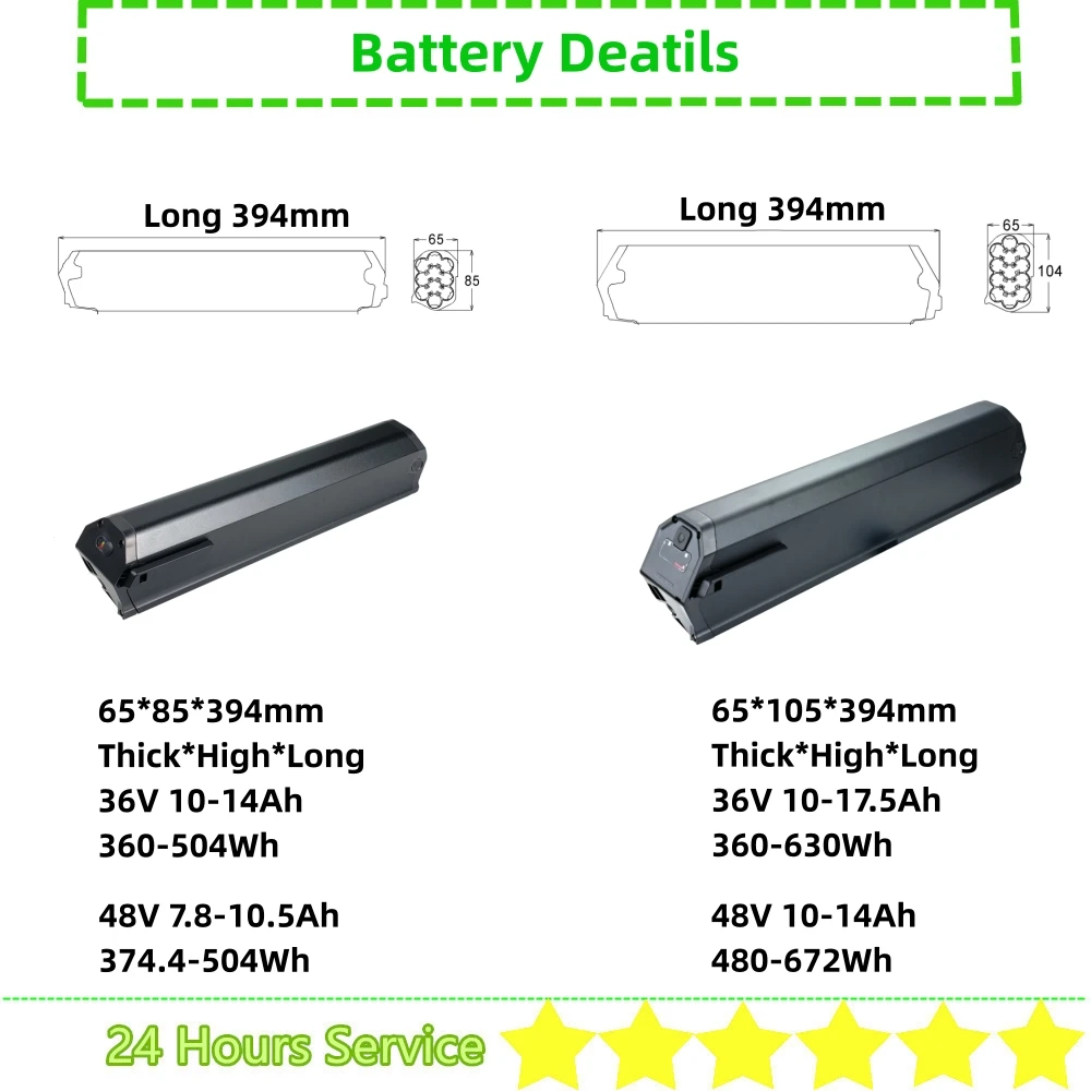بطارية ليثيوم أيون للدراجة الإلكترونية Akku 36V 10Ah 10.4Ah 12.8Ah 13Ah 14Ah 16Ah 17.5Ah لـ Hoverbot CB-4 X-Rider X-Ride 2018 2019 E-bike