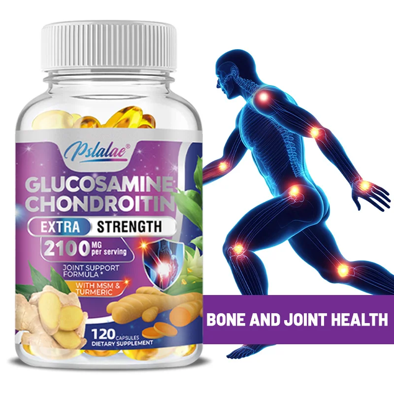 

Glucosamine Chondroitin MSM - Joint Support Supplement for Men and Women - Strengthen Bones, Helps Support Joint Comfort