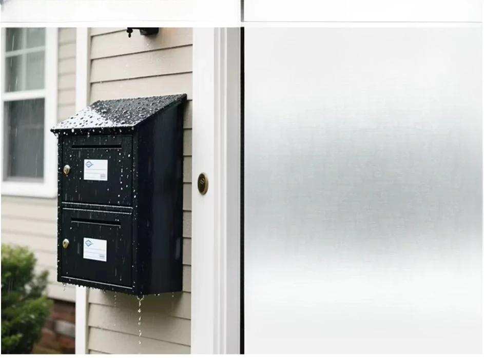 Outdoor Lockable Parcel Storage Box Mailbox Parcel Drop Letter Box Delivery For House Garden