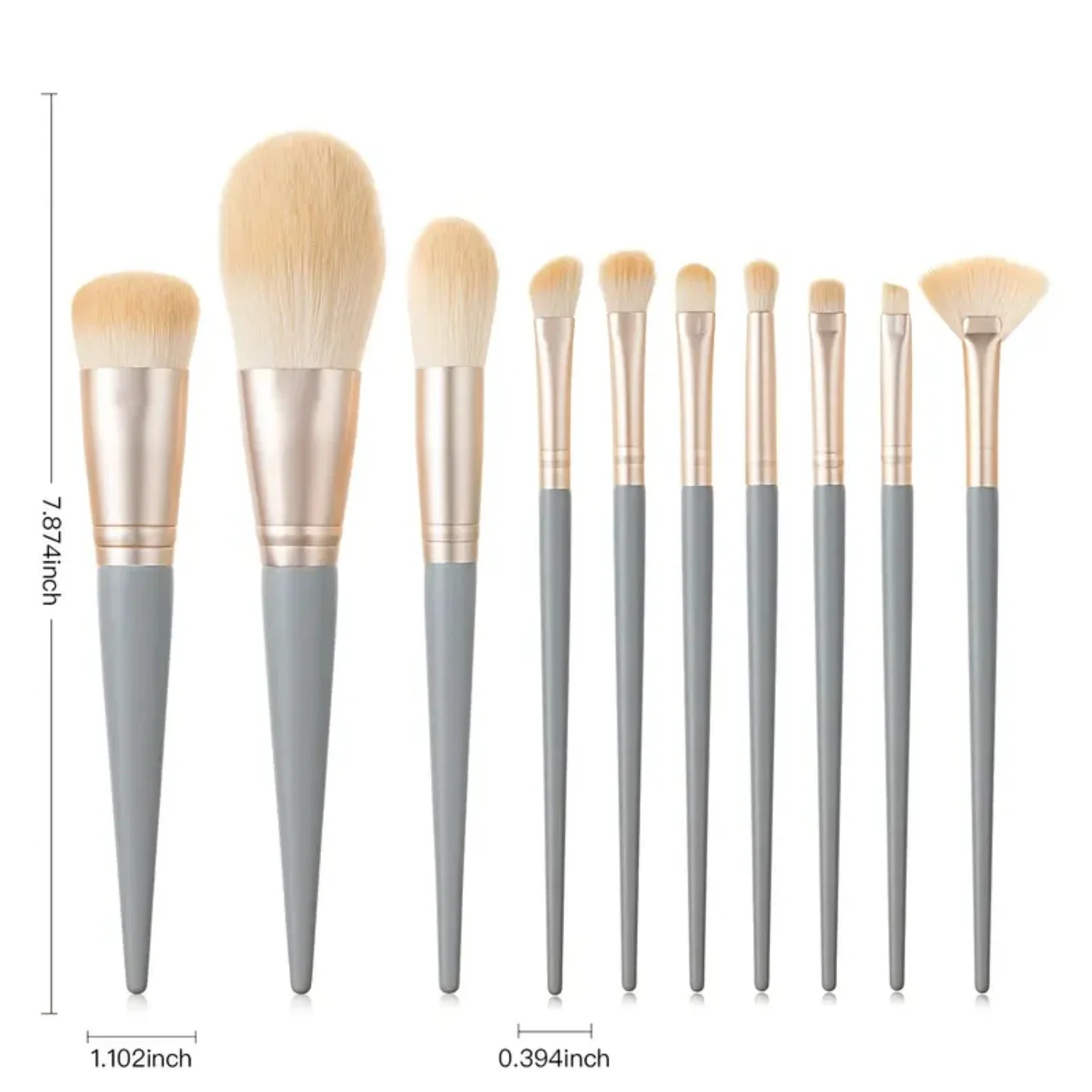 Makeup Brush Set for Eye Shadow Applicator with Storage Bag