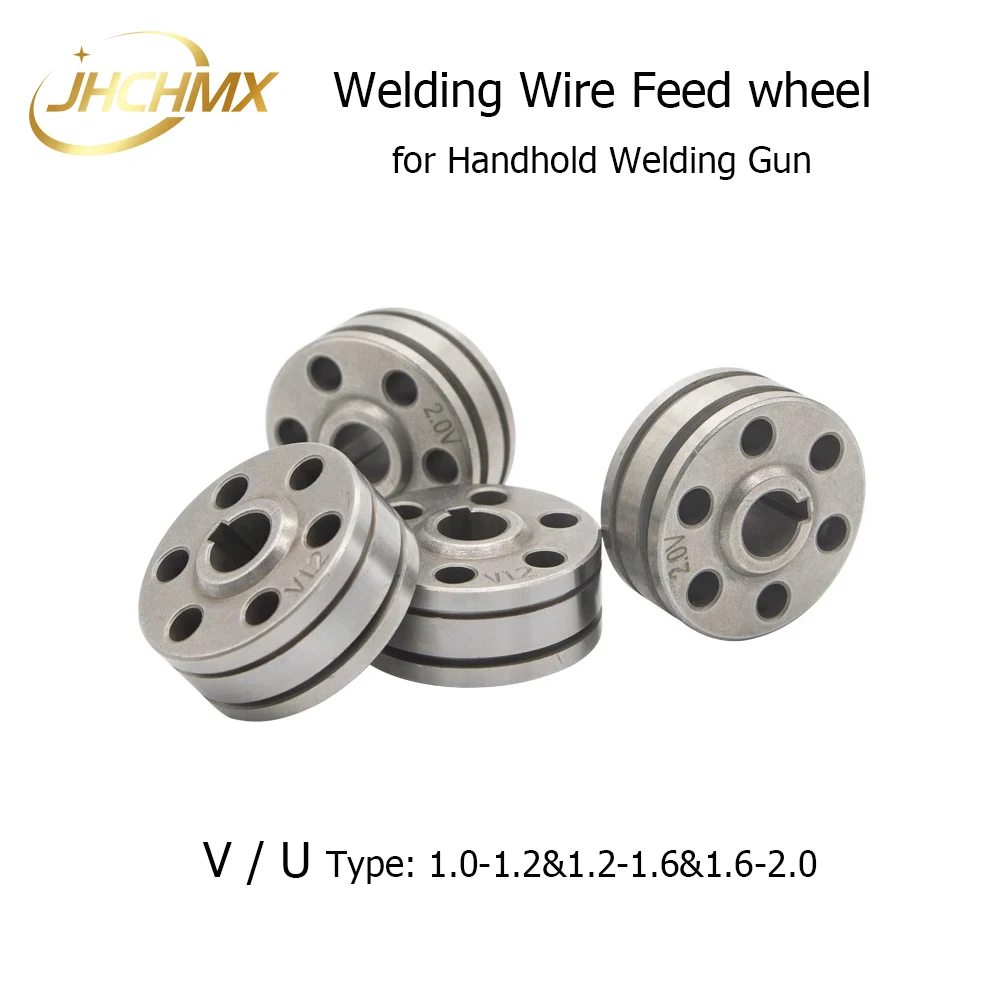 JHCHMX Laser Handheld Welding Wire Feed Wheel V/U- 0.8/1.0/1.2/1.6/2.0/2.5 Guide Wire Pressing Wheel for SUP Laser Welding Parts