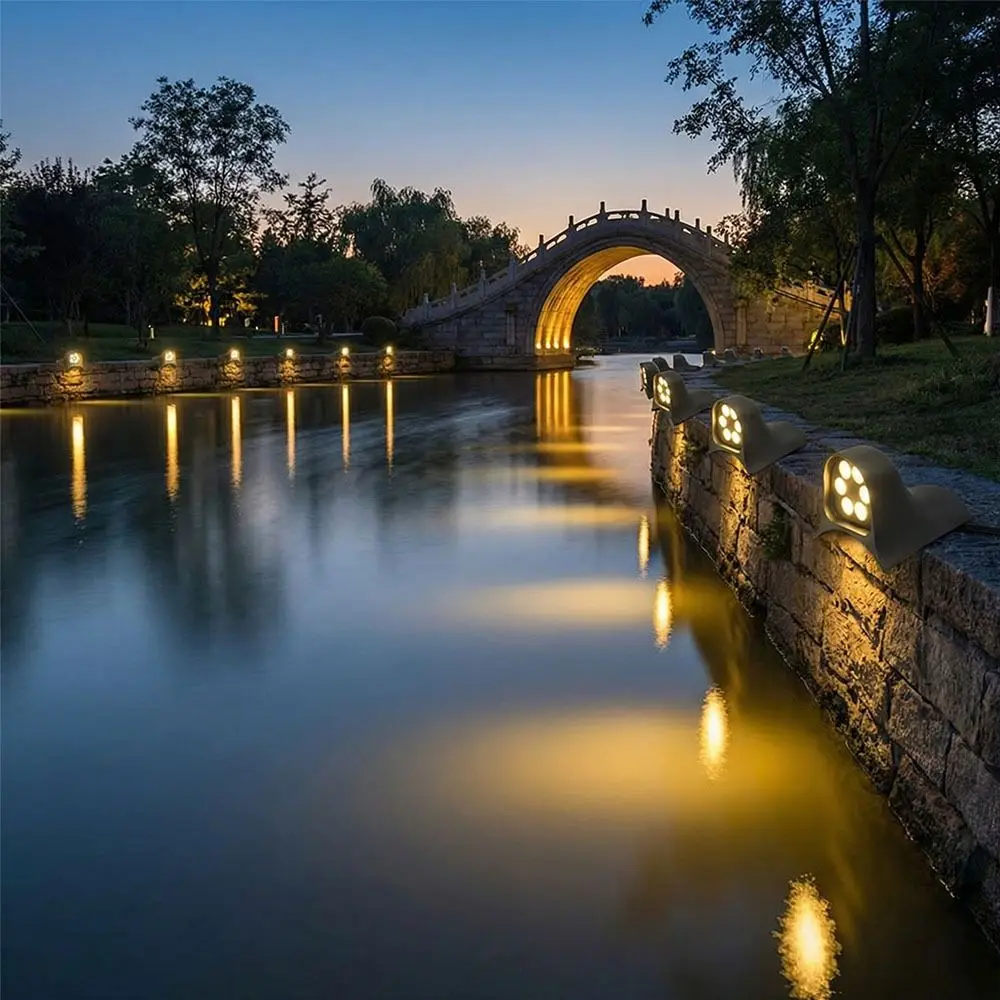 

6W Power LED Tile Light Aluminum Housing Energy Saving Woodpecker Corrugated Light Waterproof Design Corrugated Texture