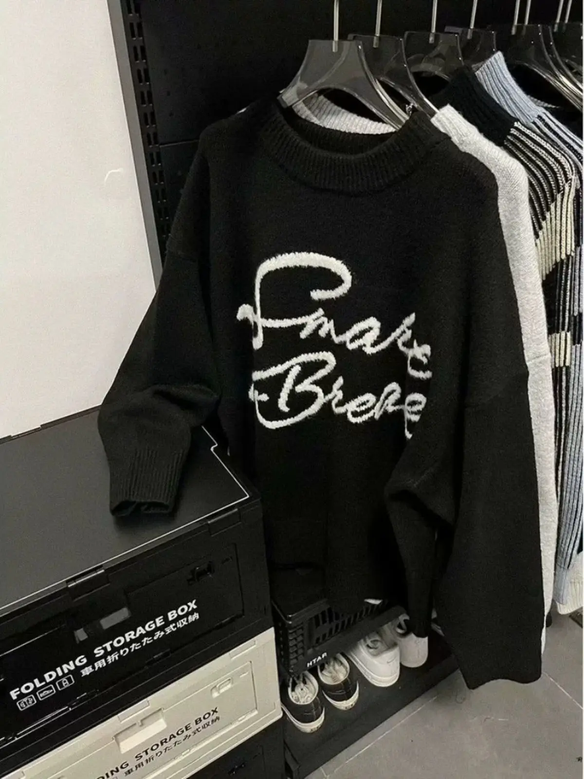 

Осенне-зимний американский ретро жаккардовый женский свитер с круглым вырезом, свободный повседневный свитер с круглым вырезом, вязаная куртка