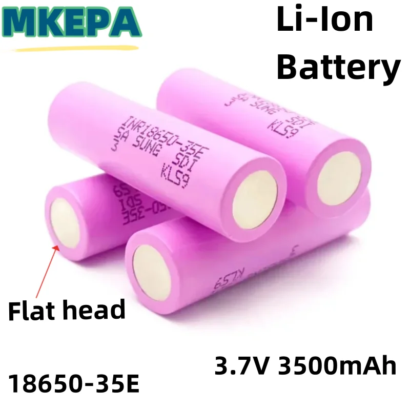 3.7V 18650 3500 mAh 18650 Li-ion INR18650-35E rechargeable battery, INR18650-35E 3500mAh+3.7V 18650 3500 mAh charger