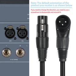 0.3/1/1.8M Right Angle XLR Male To Female 3 Pin Mic Cord 90-Degree XLR DSLR Video Cameras Microphone Cable Accessories