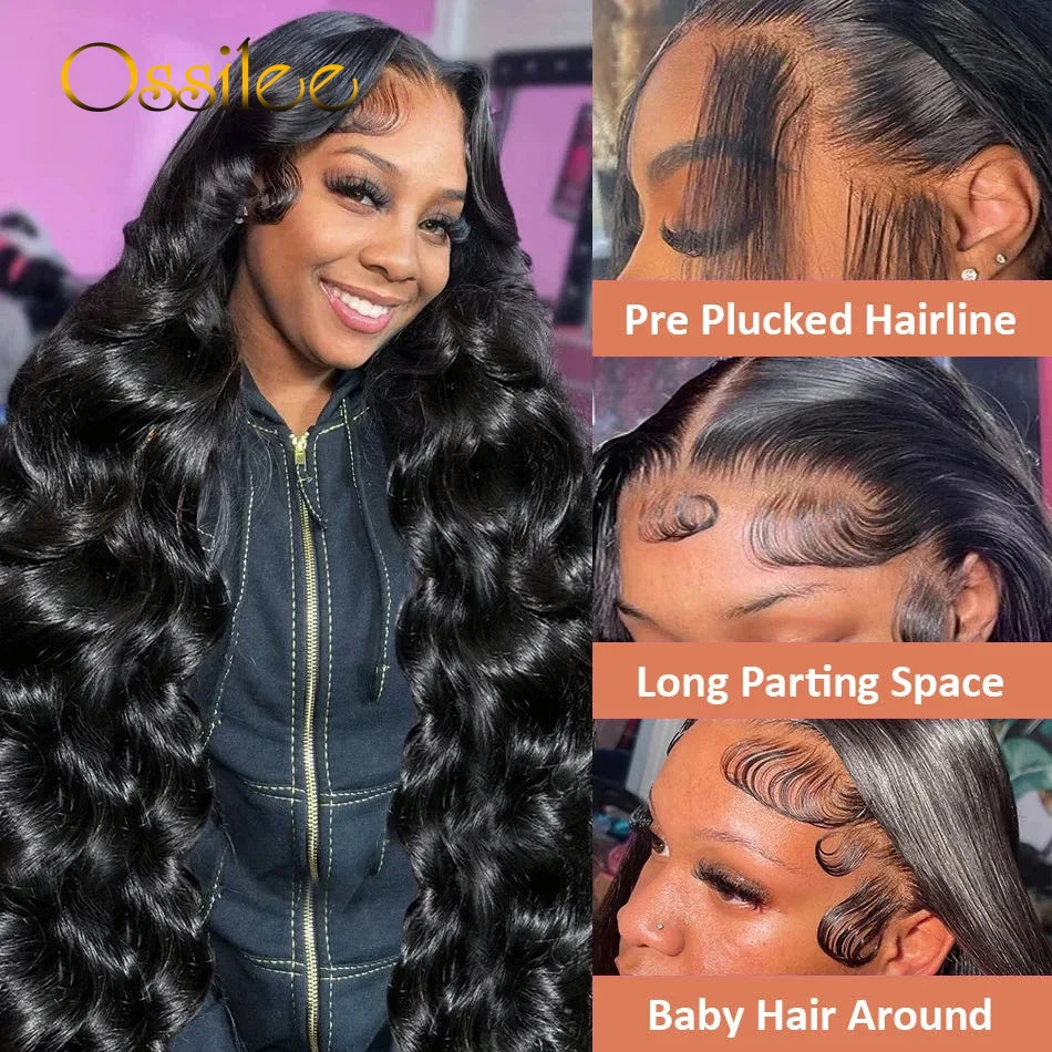 5x5 HD Lace Closure Wig Brazilian Body Wave Wigs Human Hair Lace Closure Wigs for Women Natural Hairline