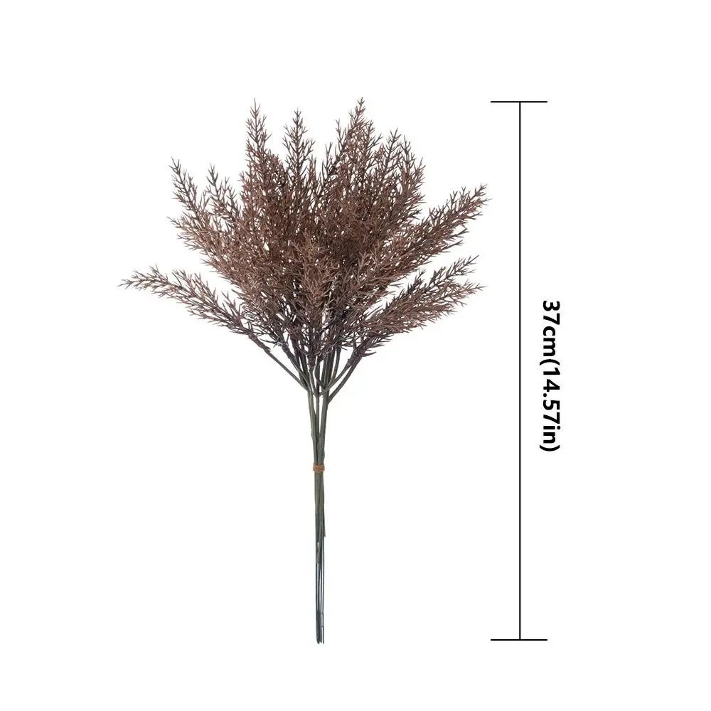 Durable Plastic Artificial Bouquet Lifelike Green Simulated Wheat Grass Bendable Mini Wedding Flowers Home Decor - view 6