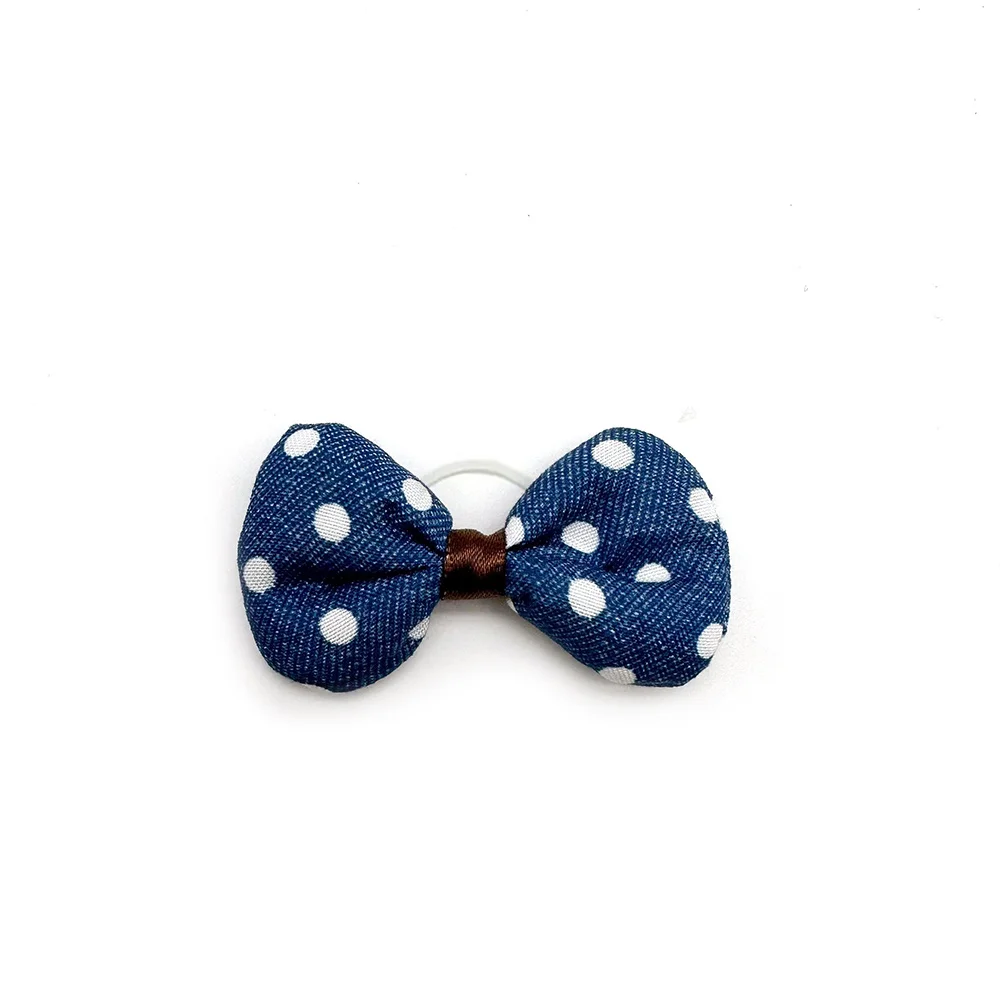 Denim Pet Bow Tie Set 4