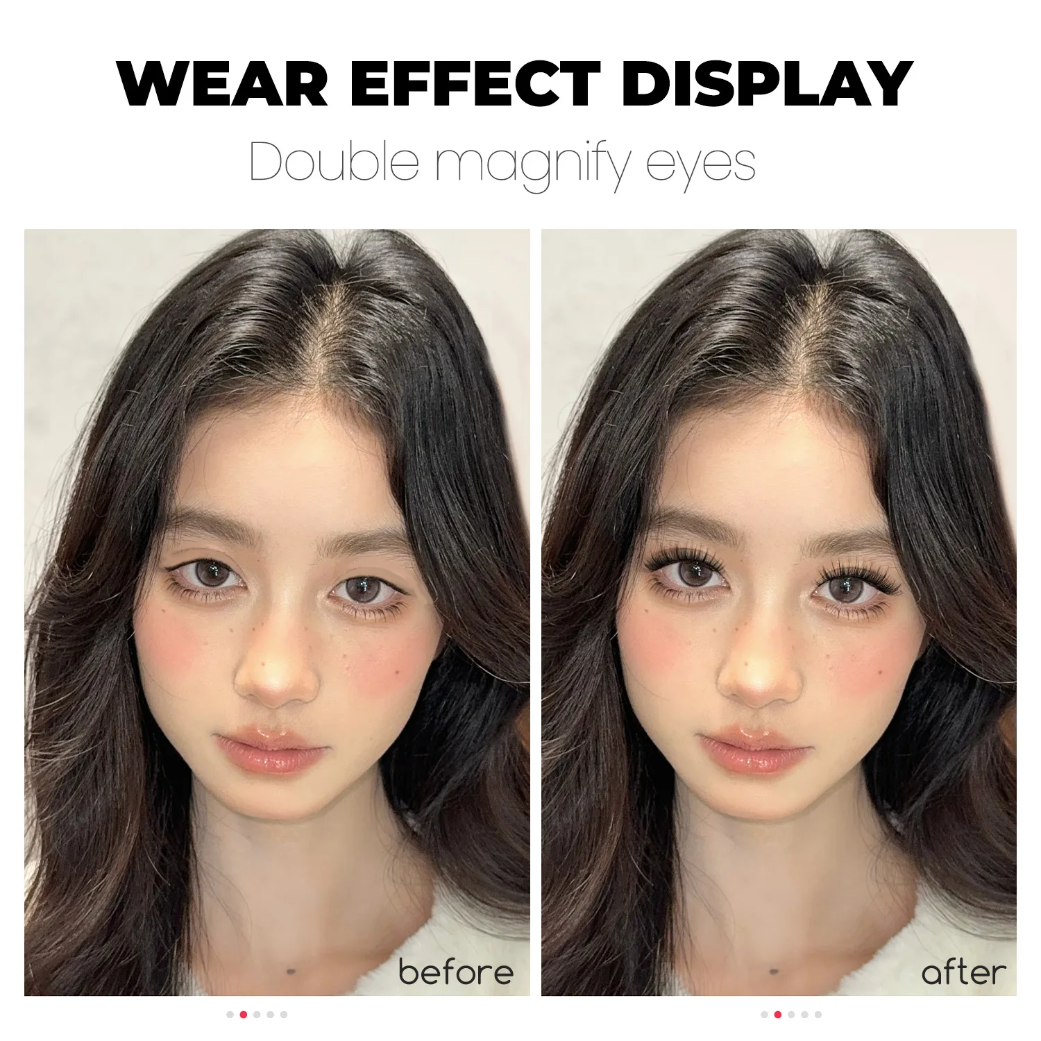 GROINNEYA DIY Lash Clusters Lash Extension Kit Individual Lashes Kit with Lash Bond & Seal Tweezers Eyelash Extension