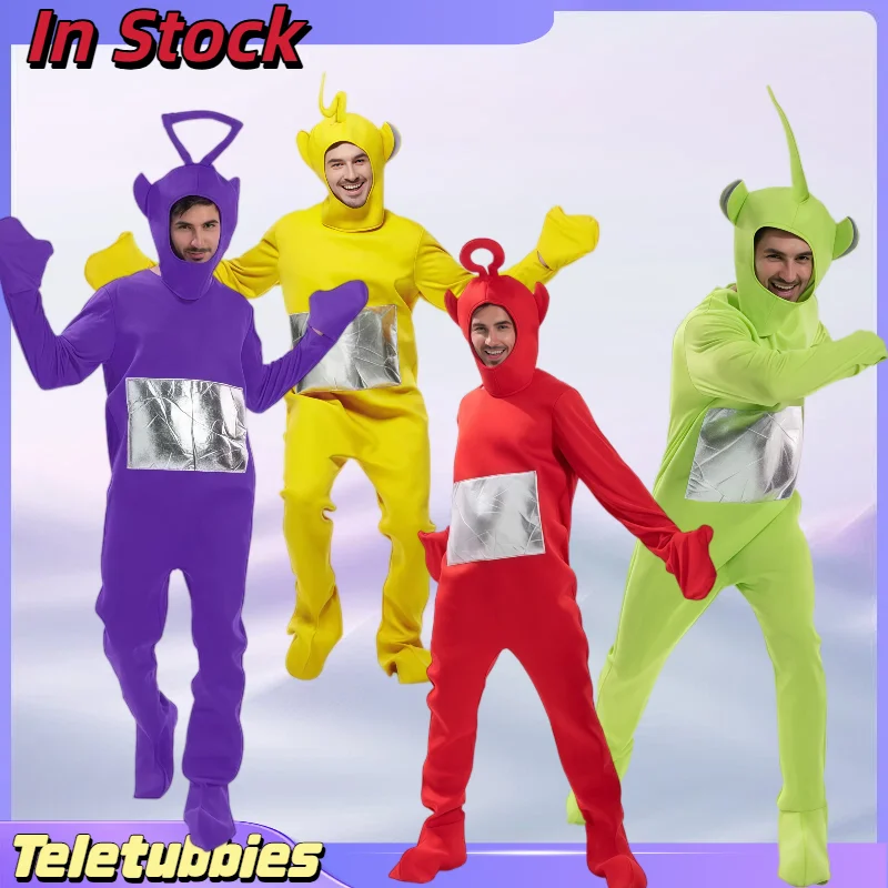 Disfraz de Cosplay de la Serie Teletubbies, Disfraz de Personaje de Dibujos Animados de Anime para Festivales, Fiestas, Eventos Escolares, Halloween