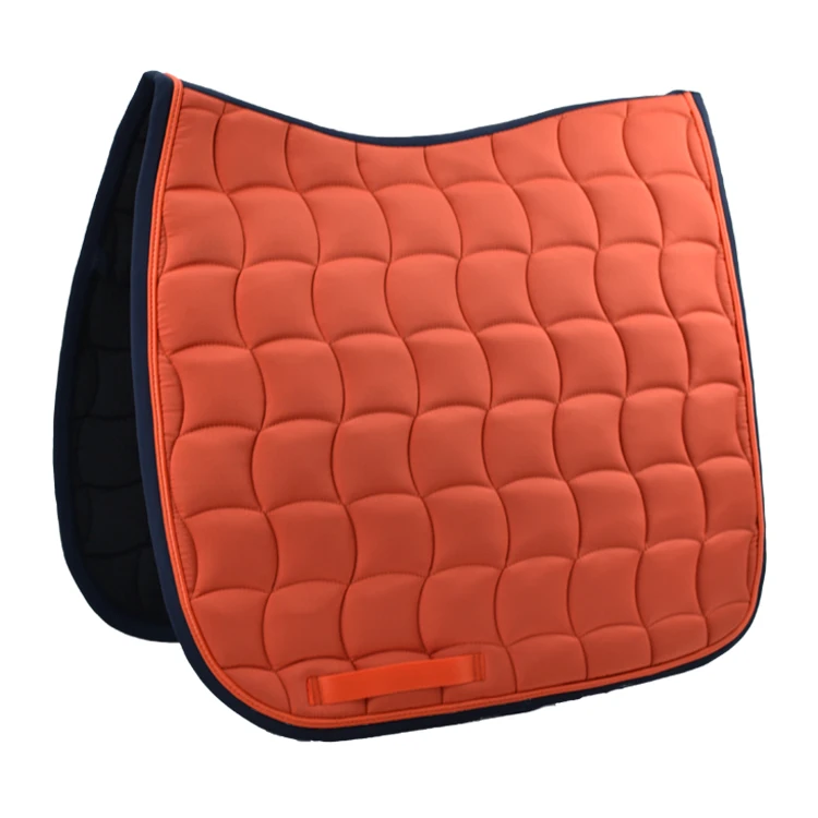 Newest Equine Saddle Pad Custom Logo Saddle Pads Tile Quilting Equestrian Horse English Dressage Saddle Pads