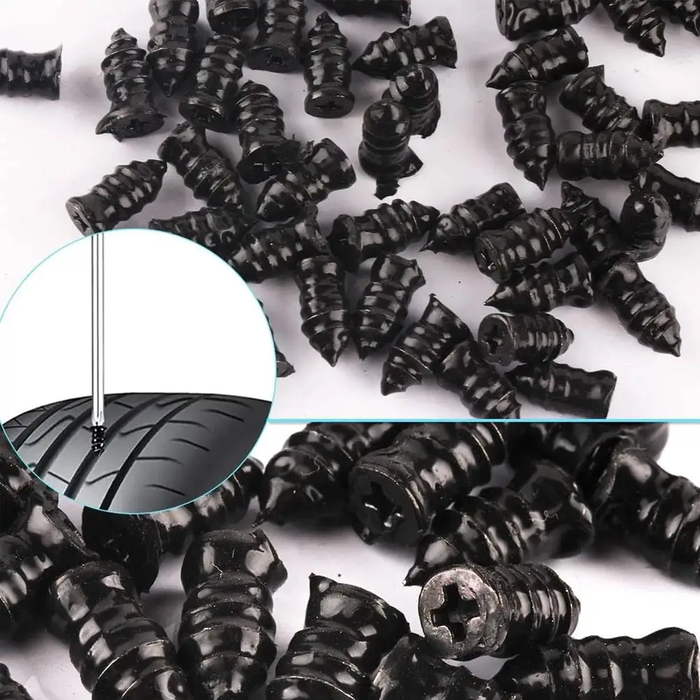 Vacuum Tire Puncture Repair Kit with Screwdriver & Storage Box Self-Service Plug & Patch for Car, Truck, Motorcycle, Bike Tire image 6
