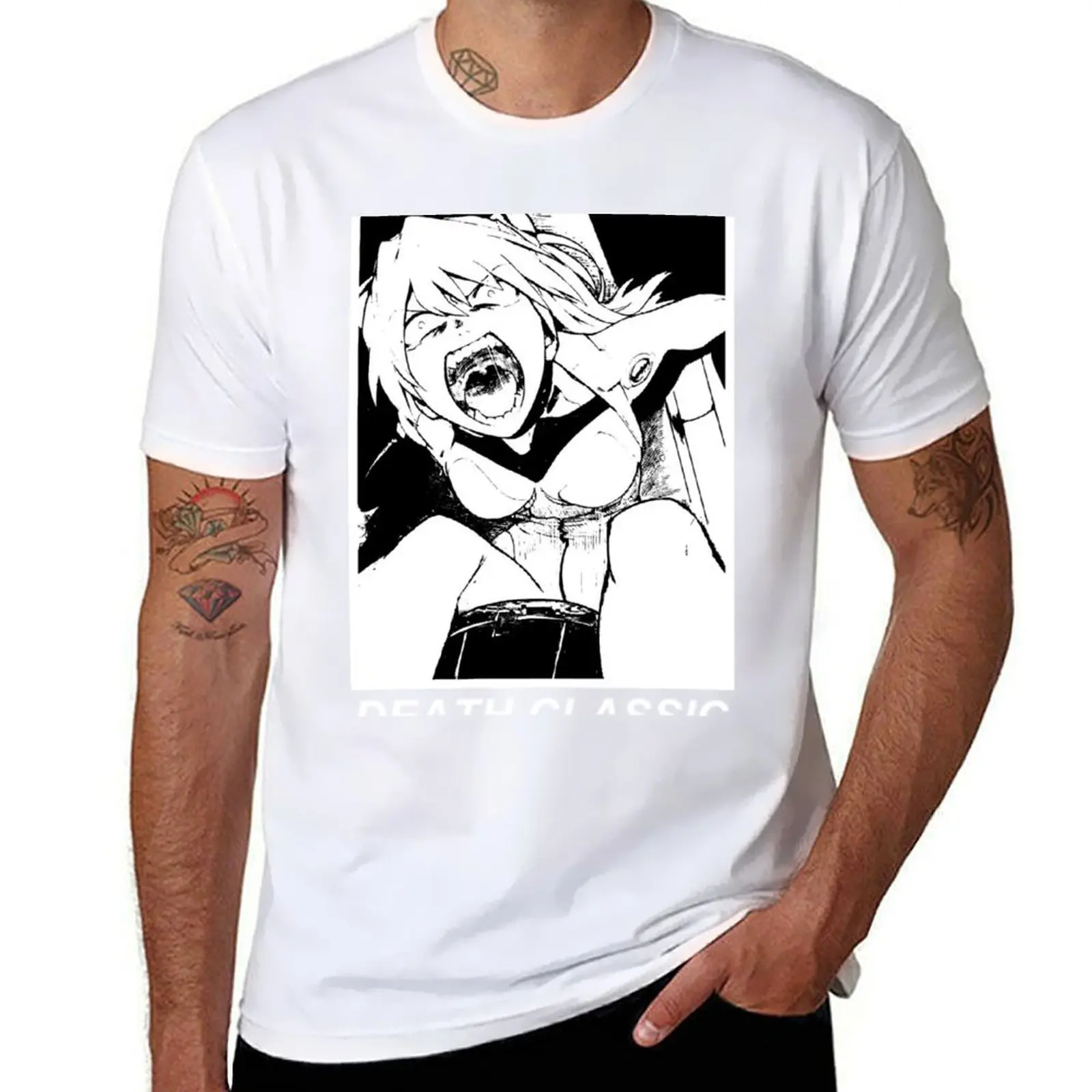 

Asuka Langley Death Classic Classic T-Shirt anime t shirts for man cotton tshirt 100% T-Shirt