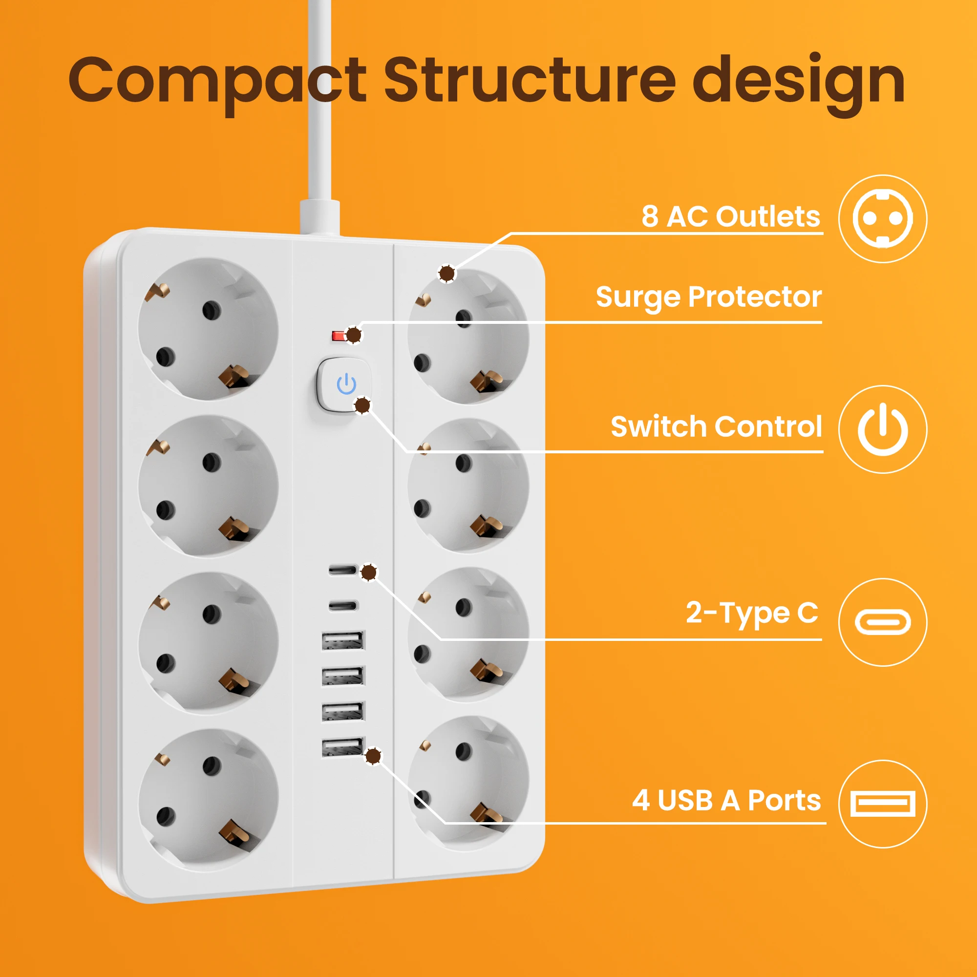 Thumbnail 4 - #22 Cheapest Surge Protection Sockets Deals You Can Get