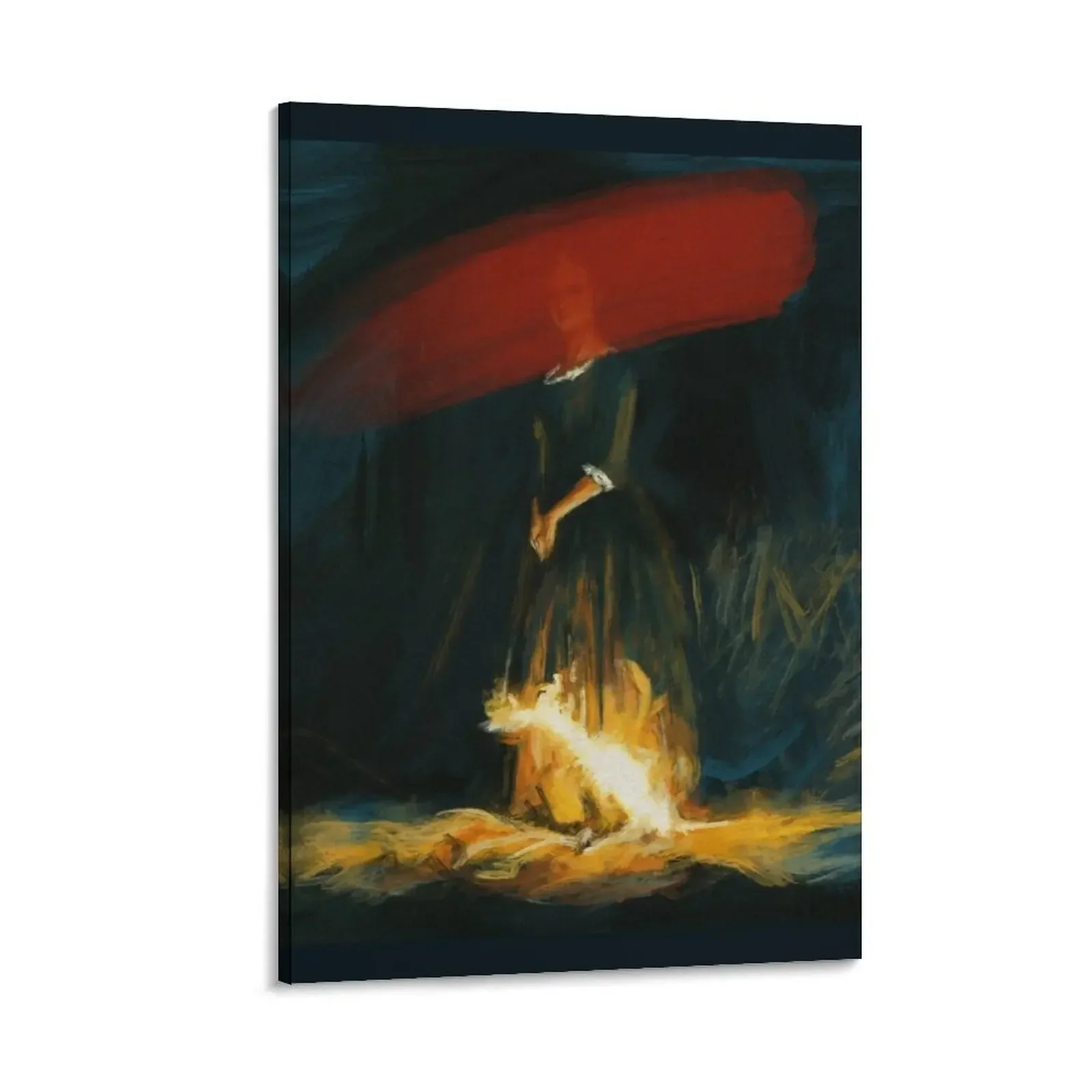 

Lady on fire Canvas Painting office decoration canvas wall decoration decoration for the room decorative frames wall room