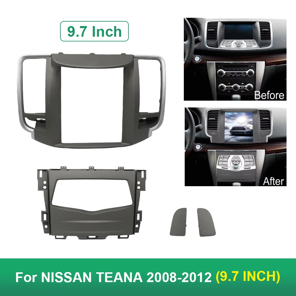 

9.7 Inch Universal Car Radio Frame for NISSAN TEANA 2008-2012 2 Din Tesla Style Multimedia Frame Video Player Panel Trim
