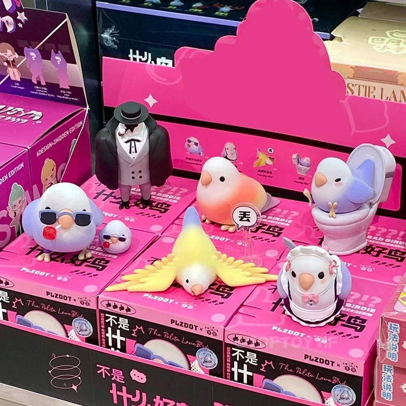 Original Plzdot Love Birdie Series Blind Box Mini Figures Bad Bad Birdie Guess Bag Cute Mystery Box Adult Kids Toy Gifts Toys