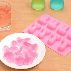 Molde de gelatina de Chocolate para decoración de espectáculo nupcial, bandeja de hielo para fiesta nocturna, molde para pastel de Fondant para boda, despedida de soltera