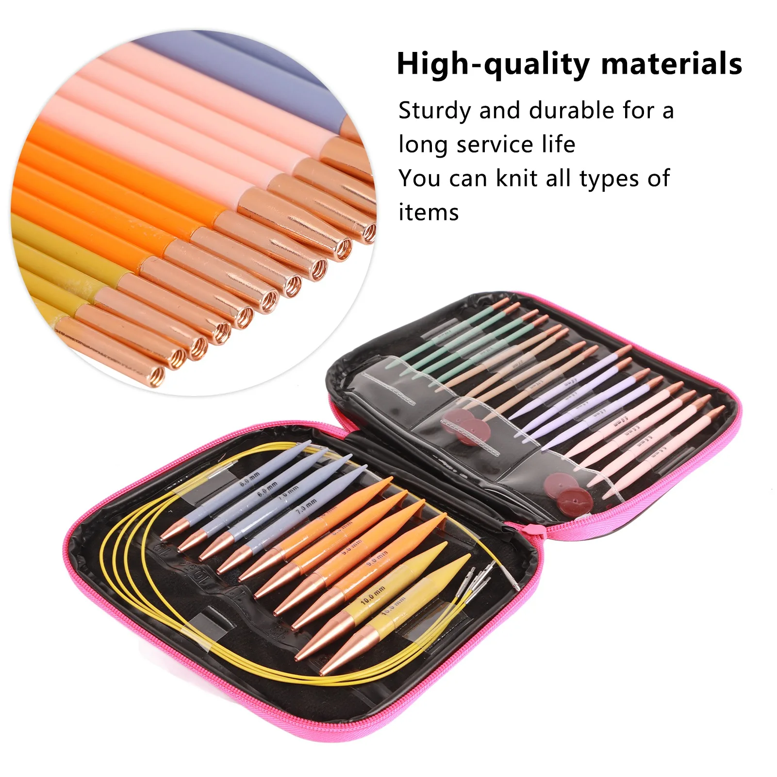13 Pairs Crochet Hook Set with Accessories