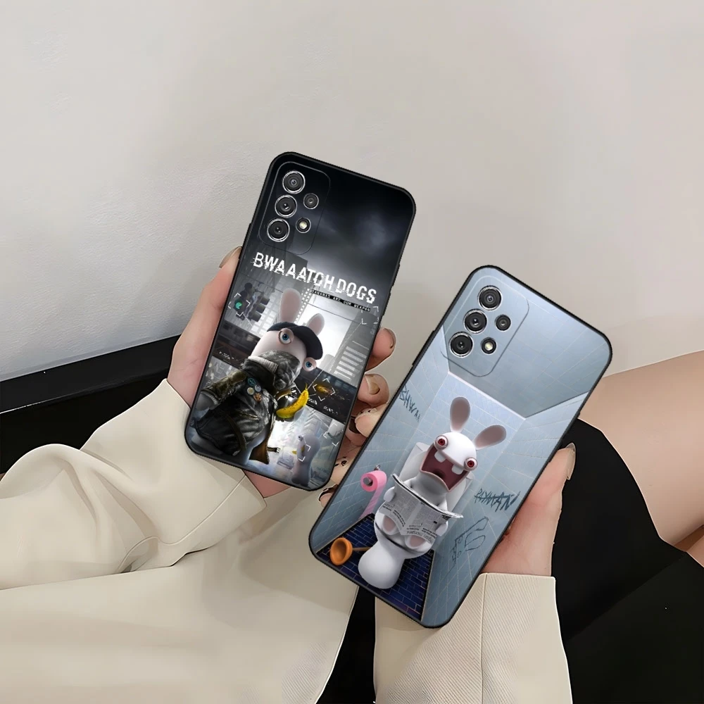 R-Raving Rabbids Phone Case for Samsung Galaxy A57 A37 A27 A17 A16 A26 A36 A56 A15 A25 A35 A55 A14 A24 A34 A13 A23 A33 A53 A54 C