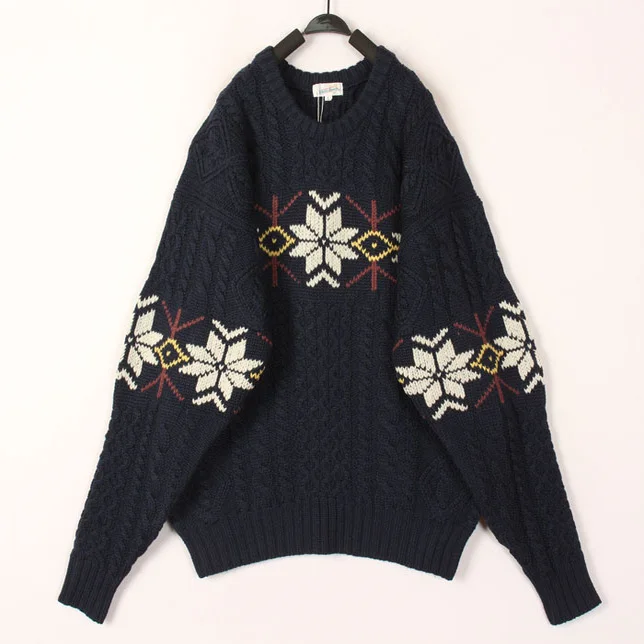 

Thiened Woolen Cisas Sweater for Women Iceland Nordic Island Sle Harajuku Cisas Sweater Commute Sle Loose Fit