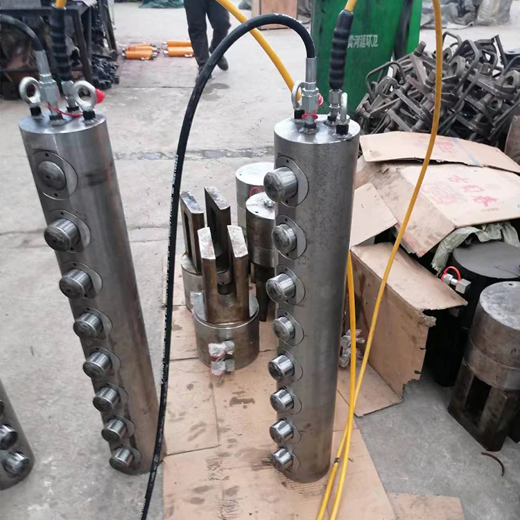 customizeStatic Blasting Rock Splitting Rod Concrete Splitting Machine Diesel Engine Hydraulic Rock Splitter for Stone Quarry