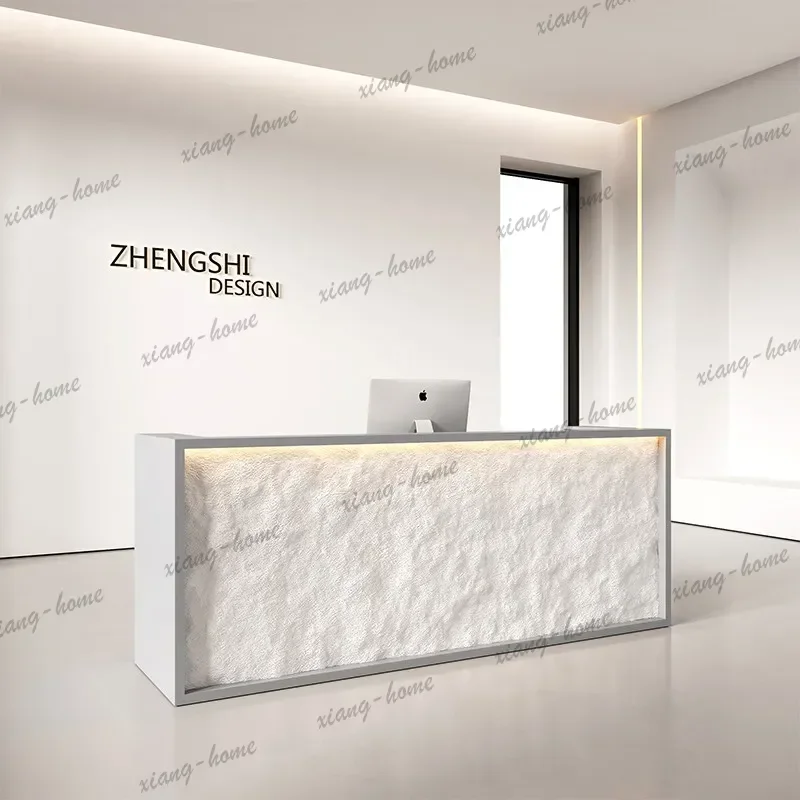 LS100 120 160 200 240 280 300cm Clothing store Beauty salon reception desk Customer center bureaux de travail office furniture