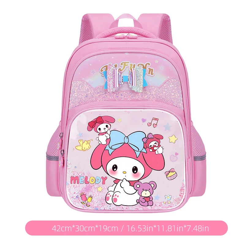 Cinnamoroll Kuromi Mymelody Backpack, Cute Cartoon Large Capacity School Bag, Fashionable Casual Backpack, Multiple Pockets