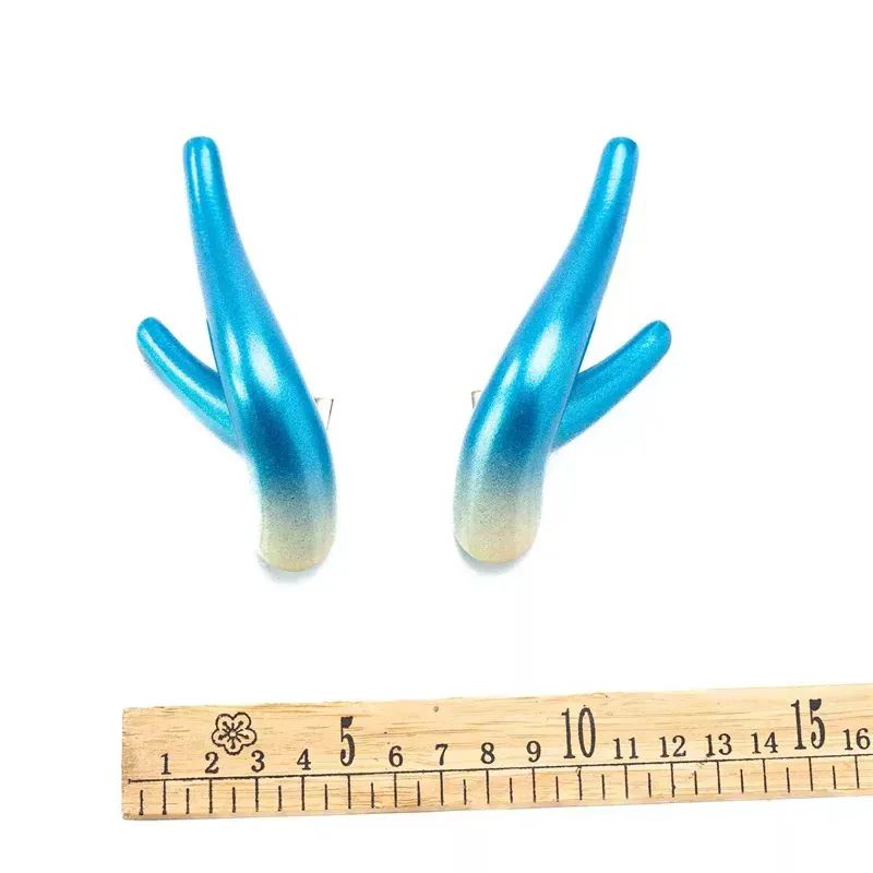 أنيمي فيلم NE ZHA Ao Bing تأثيري قرون التنين قرون أغطية الرأس Hairwear تأثيري الدعائم اكسسوارات هالوين