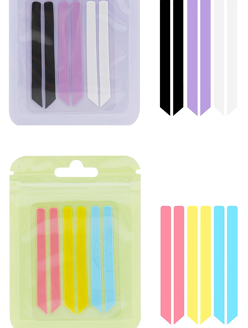 6 stücke wieder verwendbare Silikonst reifen Wimpern verlängerung Patch weiche Dauerwelle Wimpern Locken wickler Augen polster Wimpern lift Klebeband Make-up-Tools – Detail 6