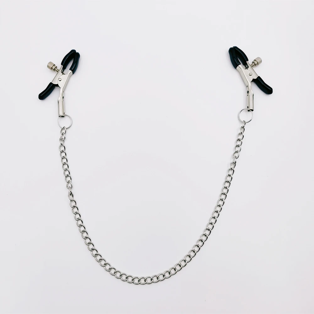 Ketting Tepel Klemmen Metalen Borstclips Tepel Stimulator Vrouwen Erotische Flirt Tease Seksspeeltjes Voor Paar Bdsm Bondage Adult Games