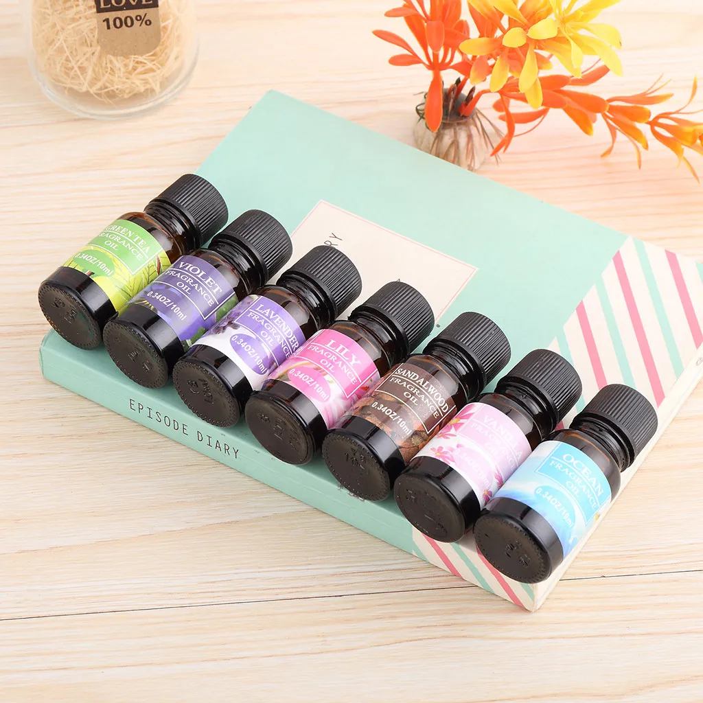 10ml Essential Oils Set For Humidifier Lavender Eucalyptus Vanilla Oregano Neroli Aroma Oil DIY Making Candle Air Purification