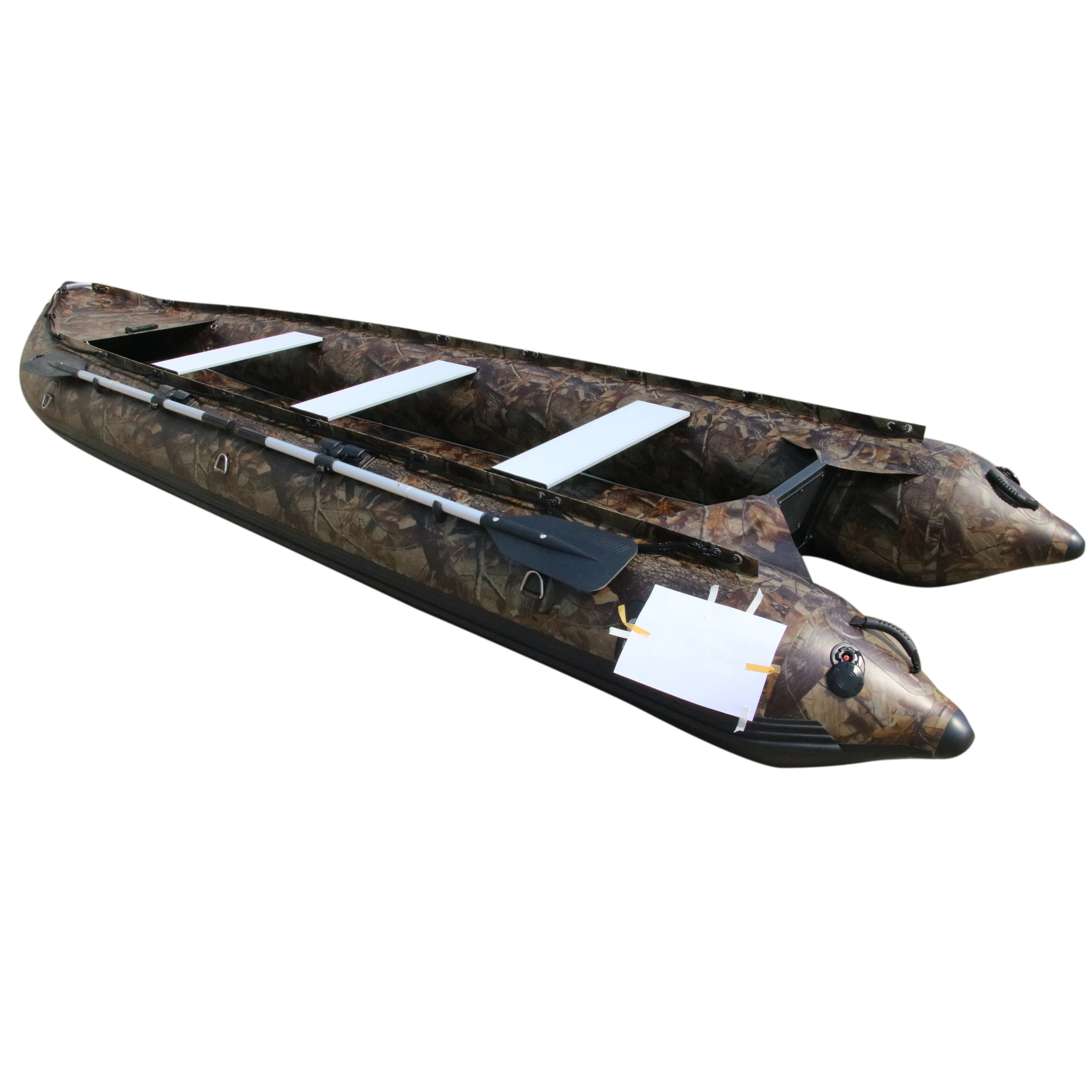 حار بيع قارب قابل للنفخ قارب مطاطي PVC دواسة القدم الصيد كاياك مع حامل قضيب الصيد #5