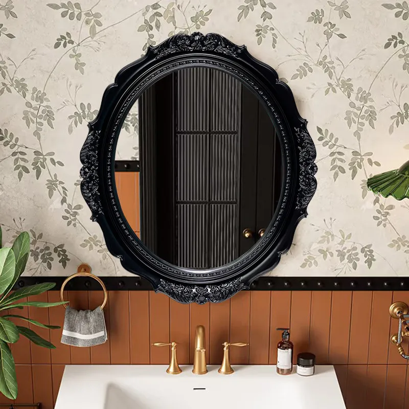 Luxury Hanging Mirror Wall Decoration Modern Modern Vanity Girls Bedroom Men Luxury Bathroom Mirror Funky Espelhos Home Products