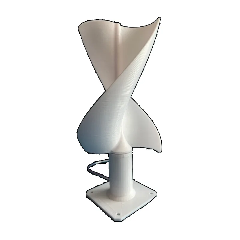 DIY Spiral Wind Turbine Model, Breeze Start, Experimental Technology Small Production Wind Power Lamp