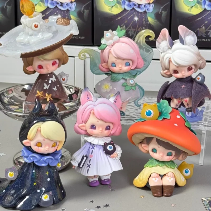 جديد Impopo الهمس في الليل سلسلة صندوق أعمى Kawaii شخصية صغيرة سطح المكتب سيارة زخرفة جمع نموذج لعبة عصرية الفتيات الاطفال هدية #3