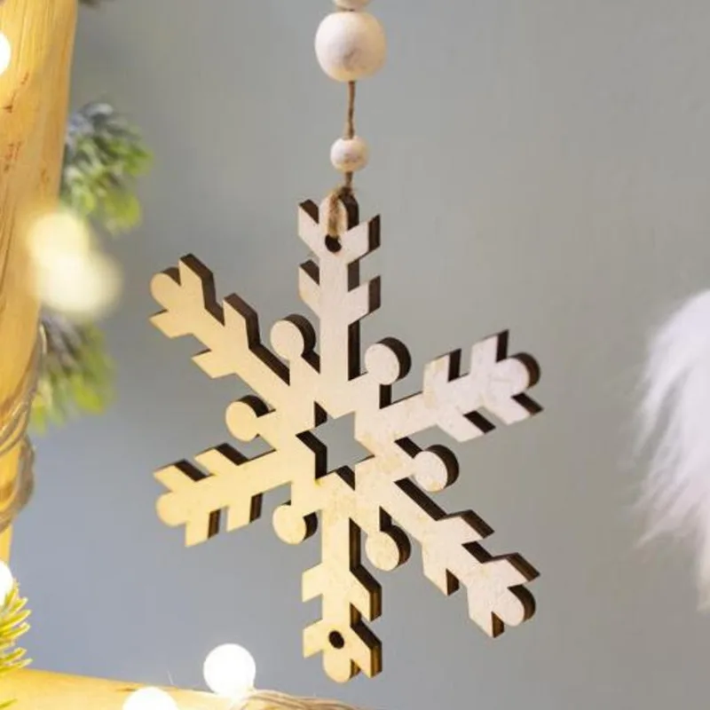 

Набор из 12 подвесных украшений в виде снежинок, акценты для домашнего декора для рождественской елки, праздника, крытая настольная каминная каминная рождественская декор