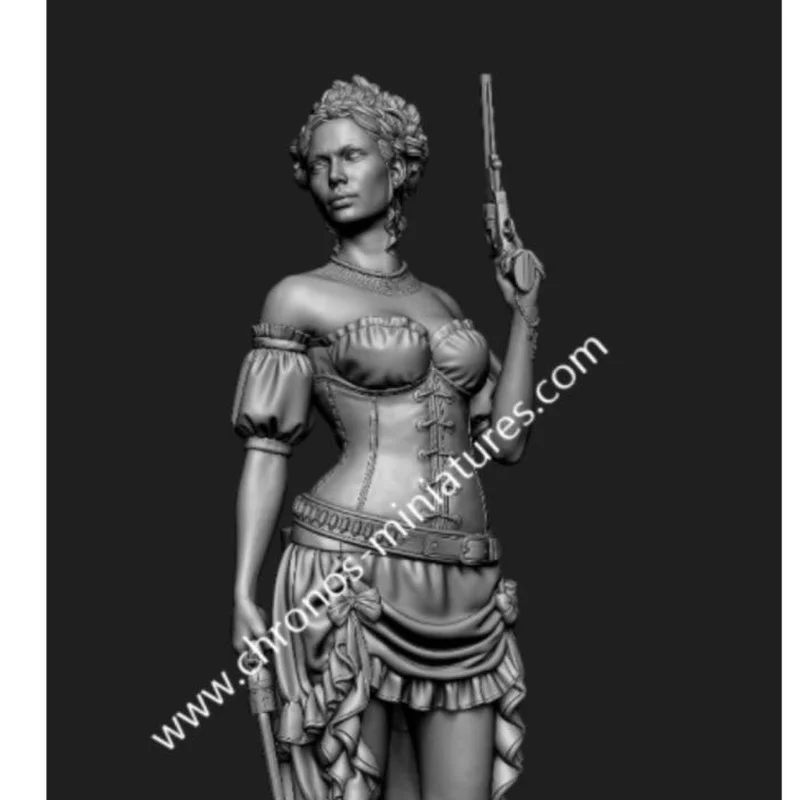 

Набор для гаража из смолы в масштабе 1/24, Реалистичная миниатюрная фигурка Дикого Запада Gunslinger, несобранные неокрашенные игрушки «сделай сам»