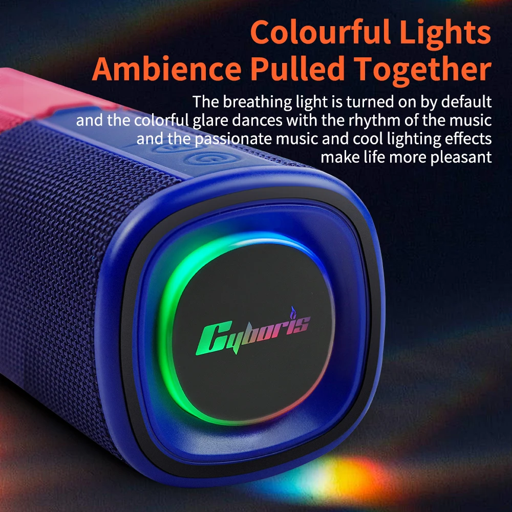 S18 Split Wireless Speaker 20W Power Magnetic Detach Tech Vibrant Colors Deep Bass Weatherproof Buildy