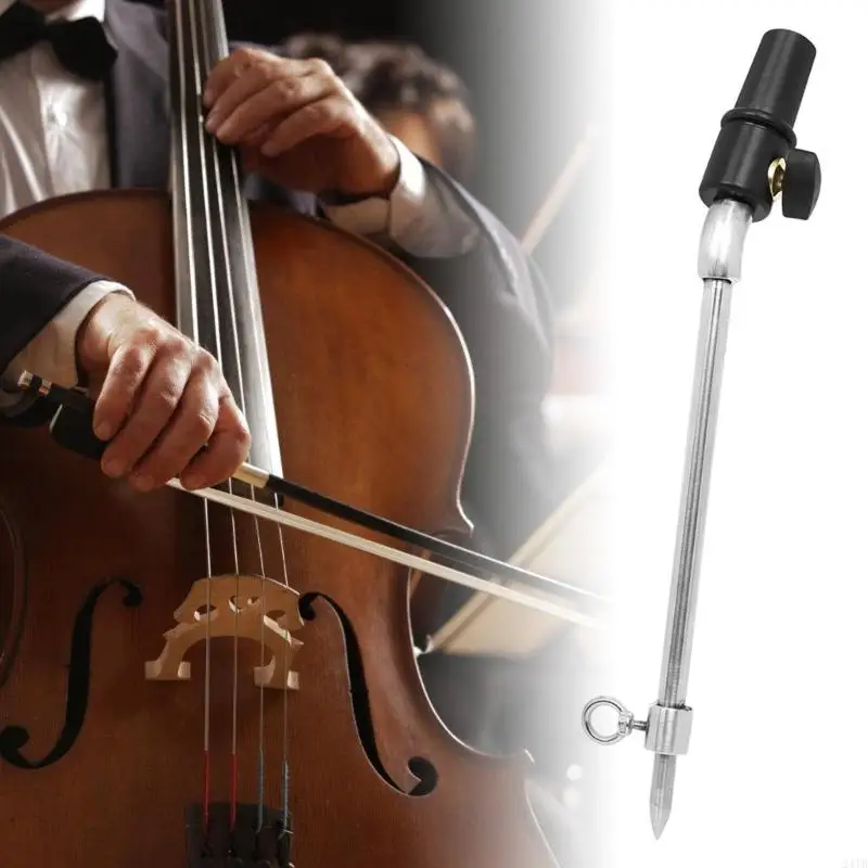 4/4 Cello Tail Pillar Footrest Portable Support Pads Stable Endpin Support Cello Legs Support Foot Tail Post Rod 