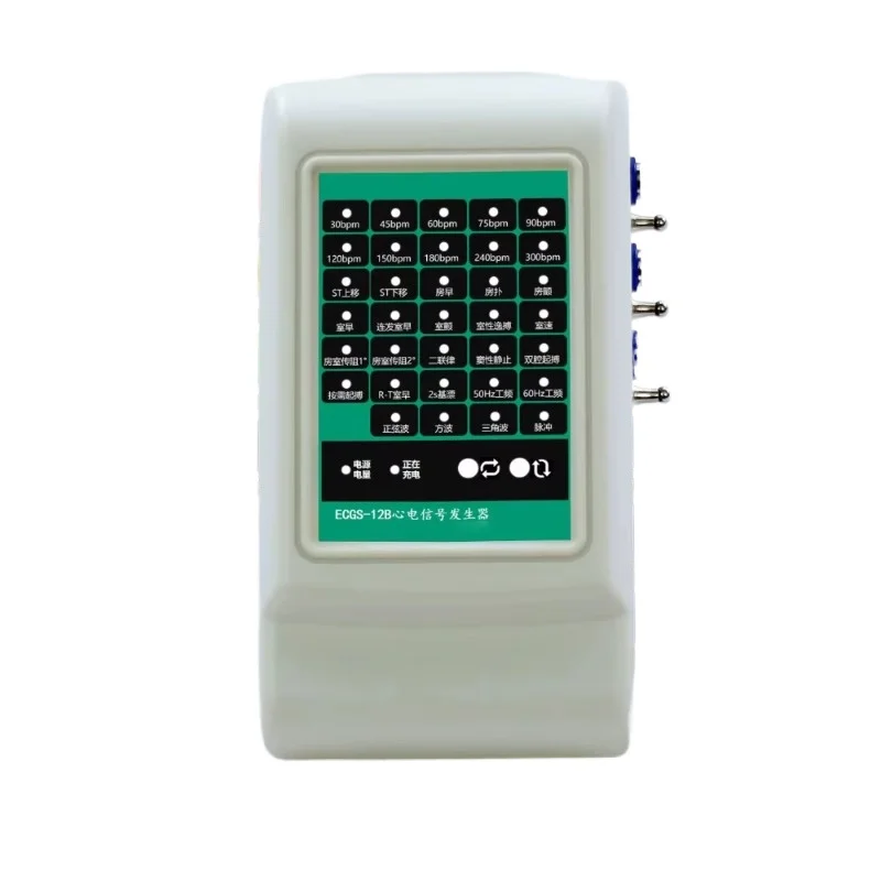 ECGS-12BECG emulator Signal source emulator Loadable waveform data USB Type-B interface