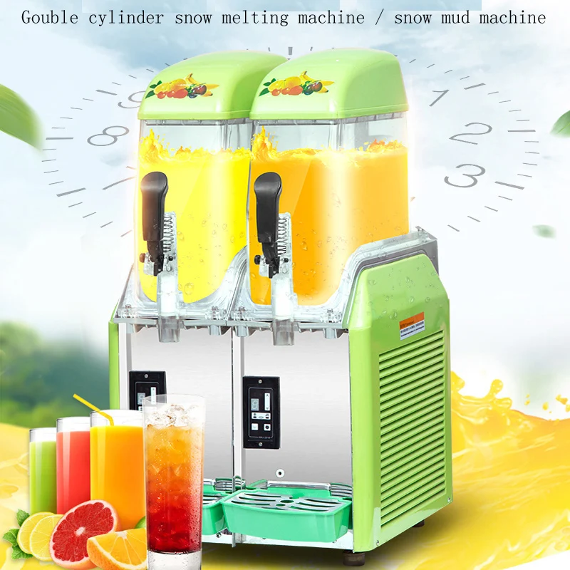 

PBOBP Commercial Beverage Slush Machine Frozen Drink Juice Dispenser Ice-Cool Smoothie Maker Equipment For Restaurant Bar