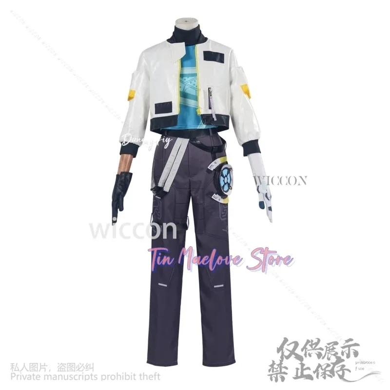 

a7d@Deadlock Anime Game Valorant Cosplay Costume Uniform Jacket Pants Outfits Halloween Carnival Suit For Girls Woman Cos Custom