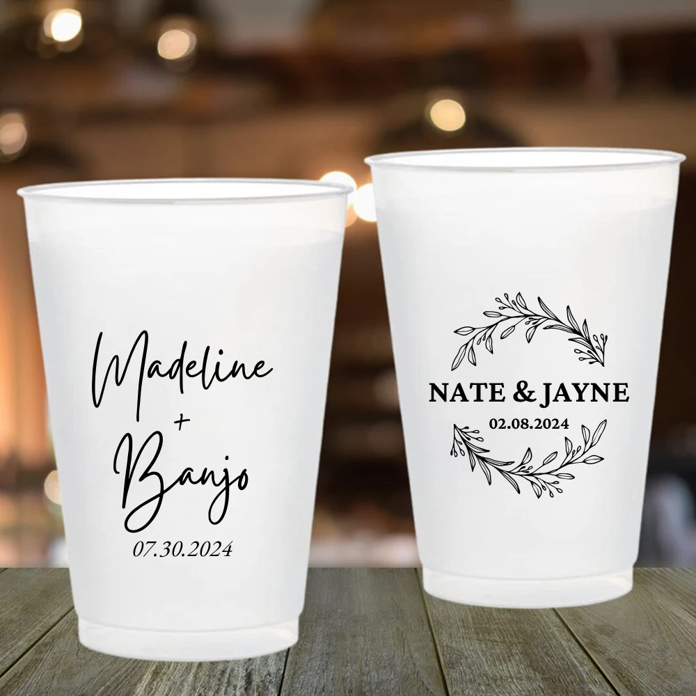 

Personalized Team Bride Party Cups Wedding Decorations Custom Plastic Cups Wedding Favors Bachelorette Hen Party Supply