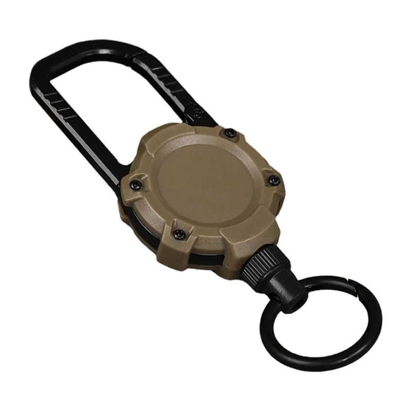 Magnetic Carabiner Keychain Outdoor Camping Climbing Snap Clip Lock Buckle Hook Retention Rope