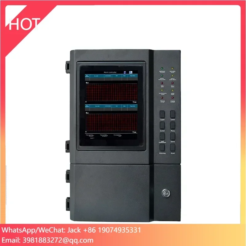 

Easy Operate Related Alarm 4-20mA RS485 Signals Fixed Gas Detector Alarm Controller with LCD Touch Screen