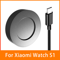 Watch Wireless Charger Dock Power Adapter with 80cm Type-C Charging Cable for Xiaomi Watch S1 Smart Watch Accessories